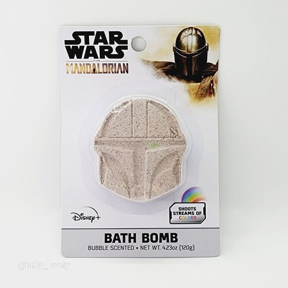🏖 Disney Star Wars The Mandalorian Bubble Scented Bath Bomb - Picture 1 of 2